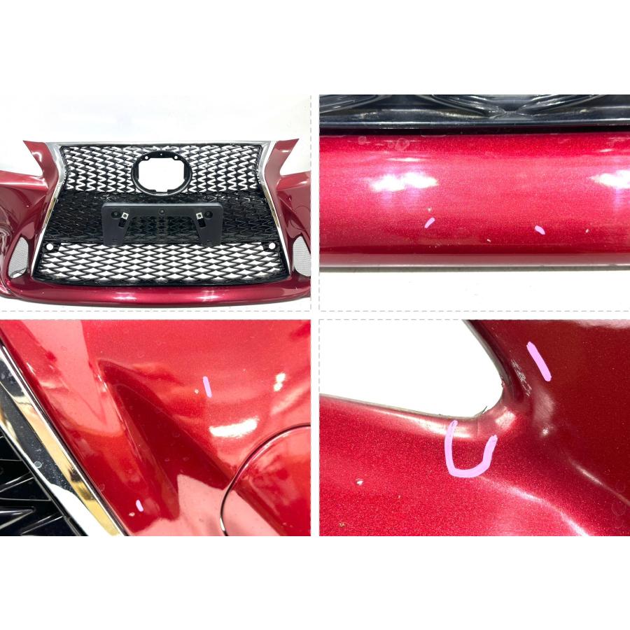 レクサス IS GSE20 前期 中期 後期 社外 フロントバンパー 赤メタ