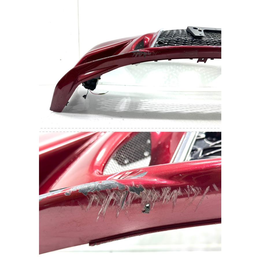 レクサス IS GSE20 前期 中期 後期 社外 フロントバンパー 赤メタ