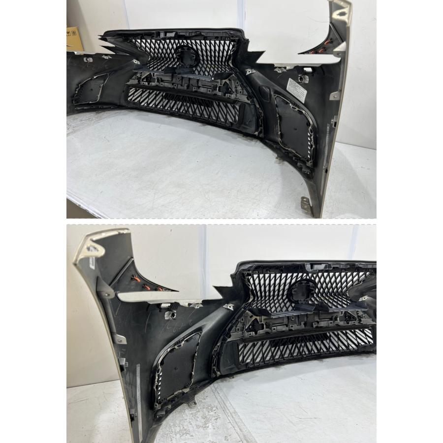 レクサスLS500 VXFA50/GVF50 純正フロントバンパー スリークエクリュ