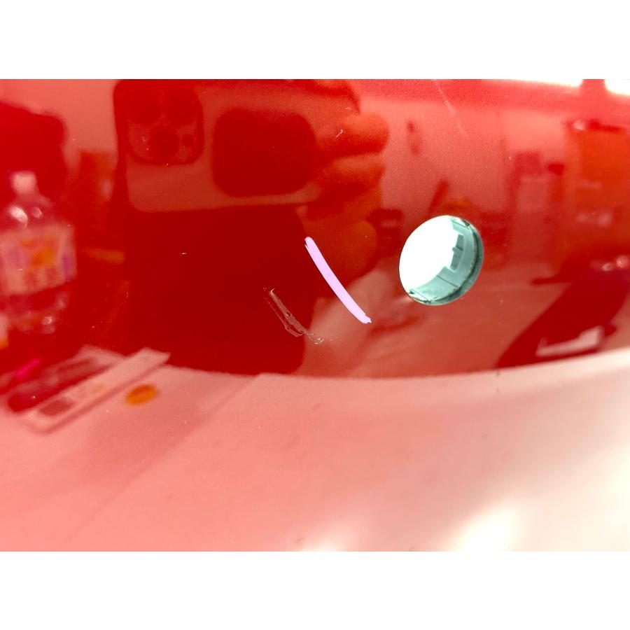 トヨタ プリウス ZVW60 MXWH60 純正 リアバンパー 52159−47230 赤メタ
