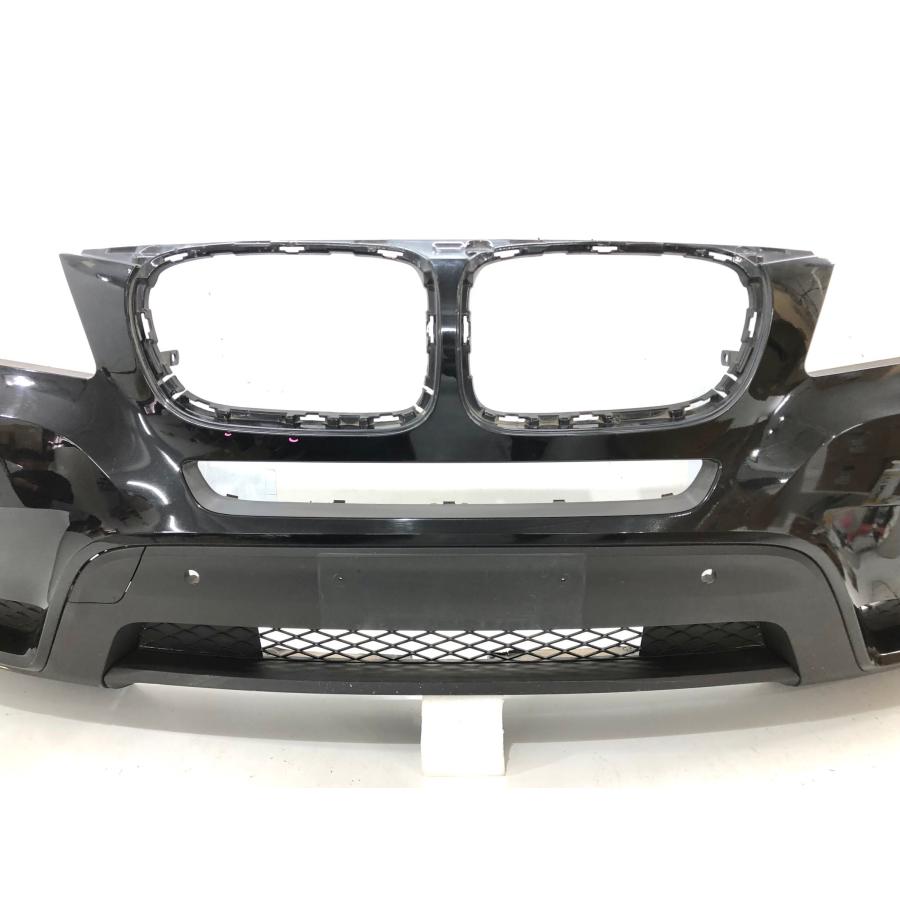 BMW X3 F25 純正 フロントバンパー 5111 7210440 ブラックメタ（B60