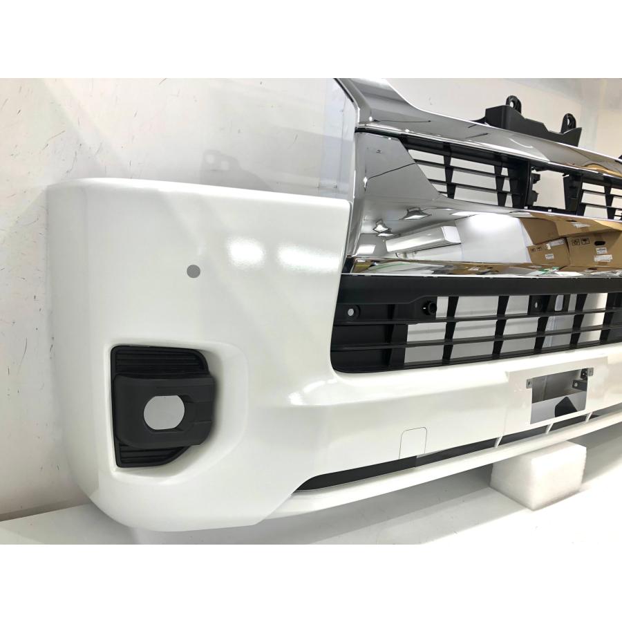 トヨタ ハイエース ナローボディ 純正バンパー070 ♪新車外し♪ハイエース 200系 7型 標準 ナロー 純正 フロントバンパー