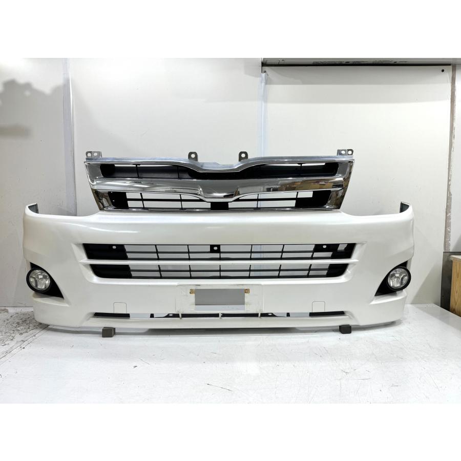 200系 ハイエース 3型 標準 純正フロントバンパー パール070 52119 