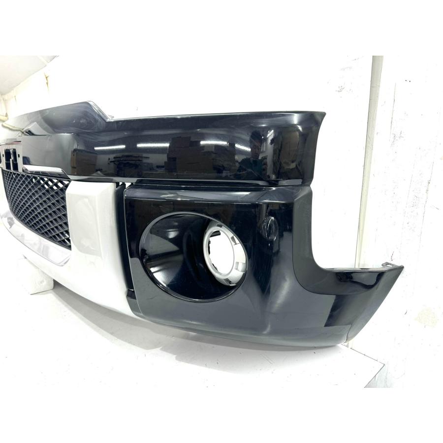 三菱 デリカ D:5 CV5W 前期 純正 フロントバンパー 6400A878 黒メタ