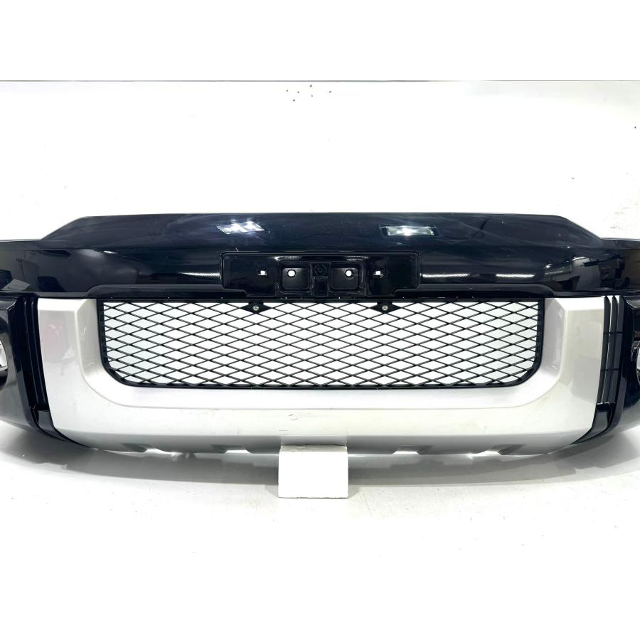 三菱 デリカ D:5 CV5W 前期 純正 フロントバンパー 6400A878 黒メタ