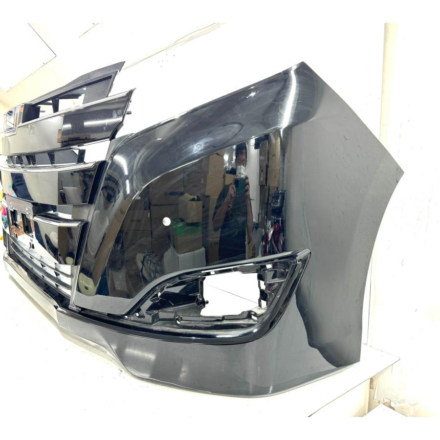 トヨタ ノア ZRR80 後期 純正 フロントバンパー 52119-28L30 黒