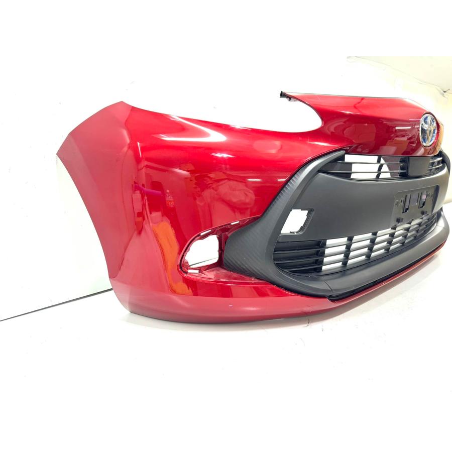トヨタ アクア MXPK10 純正 フロントバンパー 52119-52D30 赤メタ