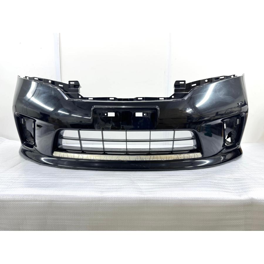 セレナハイウェイスター C26 前期 純正フロントバンパー 黒 62022