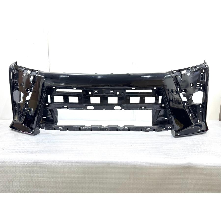 ヴォクシーZS ZRR80W 後期 純正フロントバンパー 黒ソリッド 52119