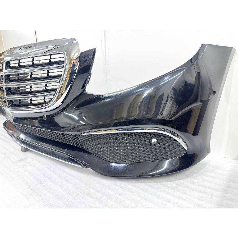 社外】ベンツ W213 Eクラス フロントバンパー・新品グリル 黒