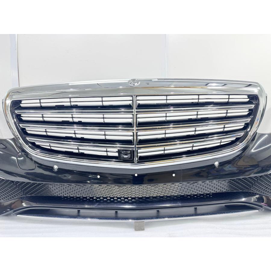 社外】ベンツ W213 Eクラス フロントバンパー・新品グリル 黒