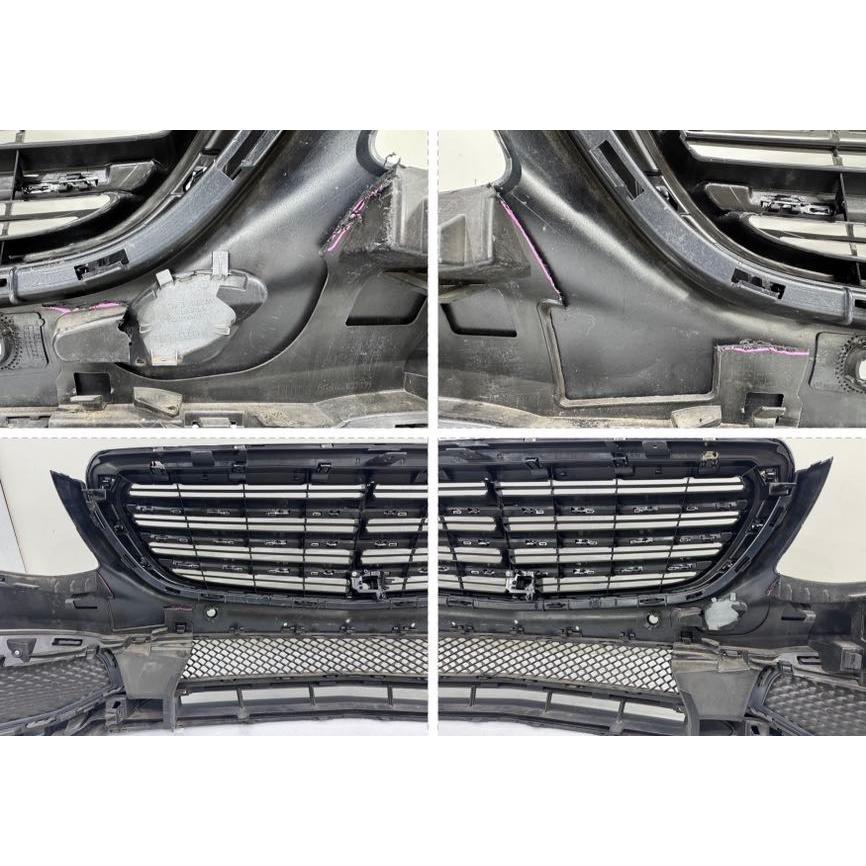 社外】ベンツ W213 Eクラス フロントバンパー・新品グリル 黒