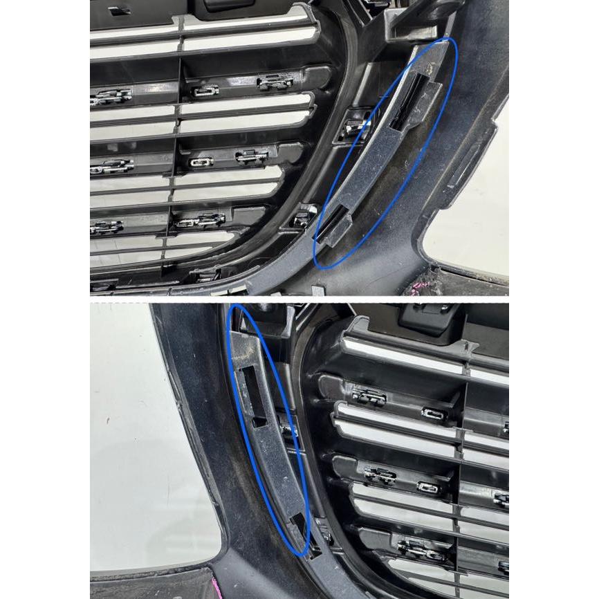 社外】ベンツ W213 Eクラス フロントバンパー・新品グリル 黒