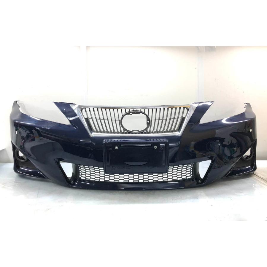 レクサス IS GSE20 後期 純正 フロントバンパー〈ソナー穴有〉52119