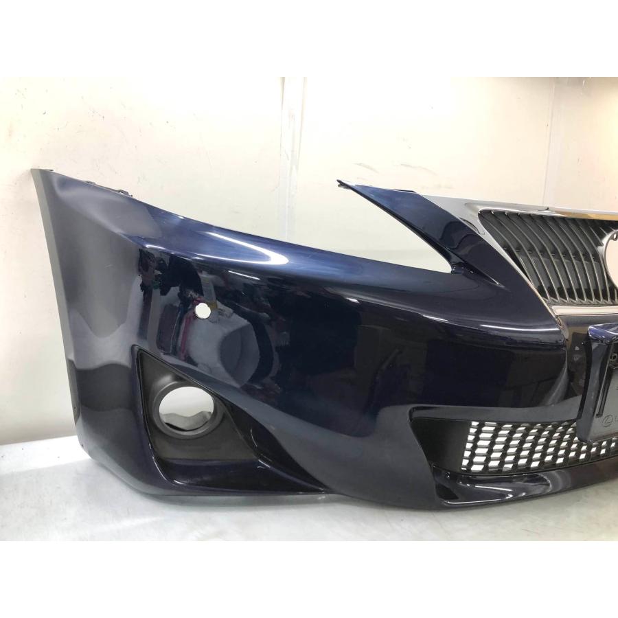 レクサス IS GSE20 後期 純正 フロントバンパー〈ソナー穴有〉52119