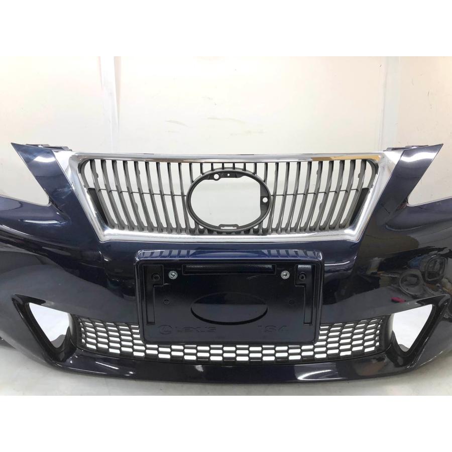 レクサス IS GSE20 後期 純正 フロントバンパー〈ソナー穴有〉52119