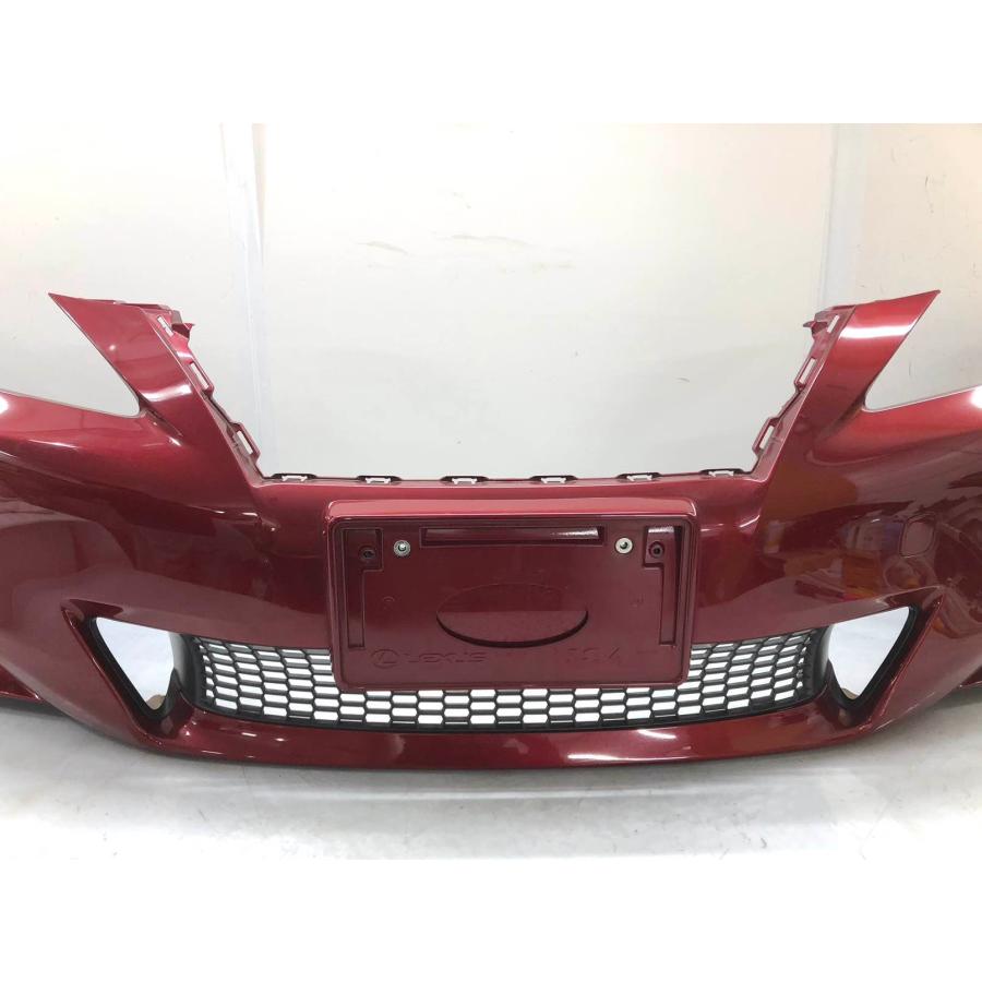 レクサス IS GSE20 後期 純正 フロントバンパー 52119-53660 レッド