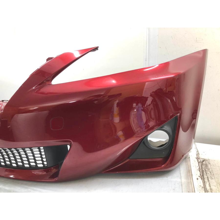 レクサス IS GSE20 後期 純正 フロントバンパー 52119-53660 レッド