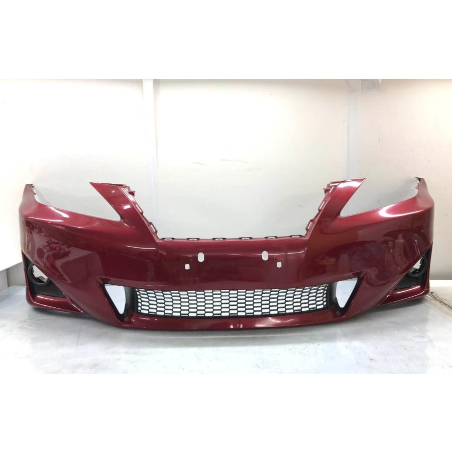 レクサス IS GSE20 後期 純正 フロントバンパー 52119-53660 レッド