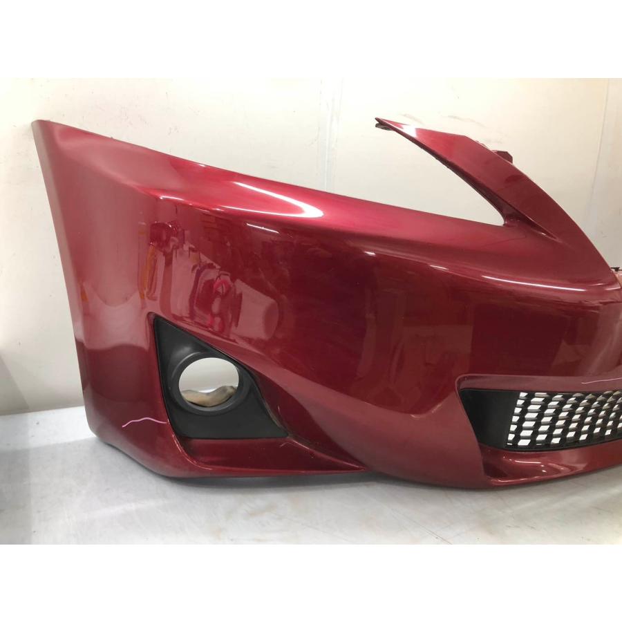 レクサス IS GSE20 後期 純正 フロントバンパー 52119-53660 レッド