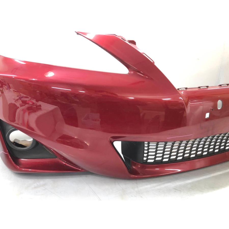 レクサス IS GSE20 後期 純正 フロントバンパー 52119-53660 レッド