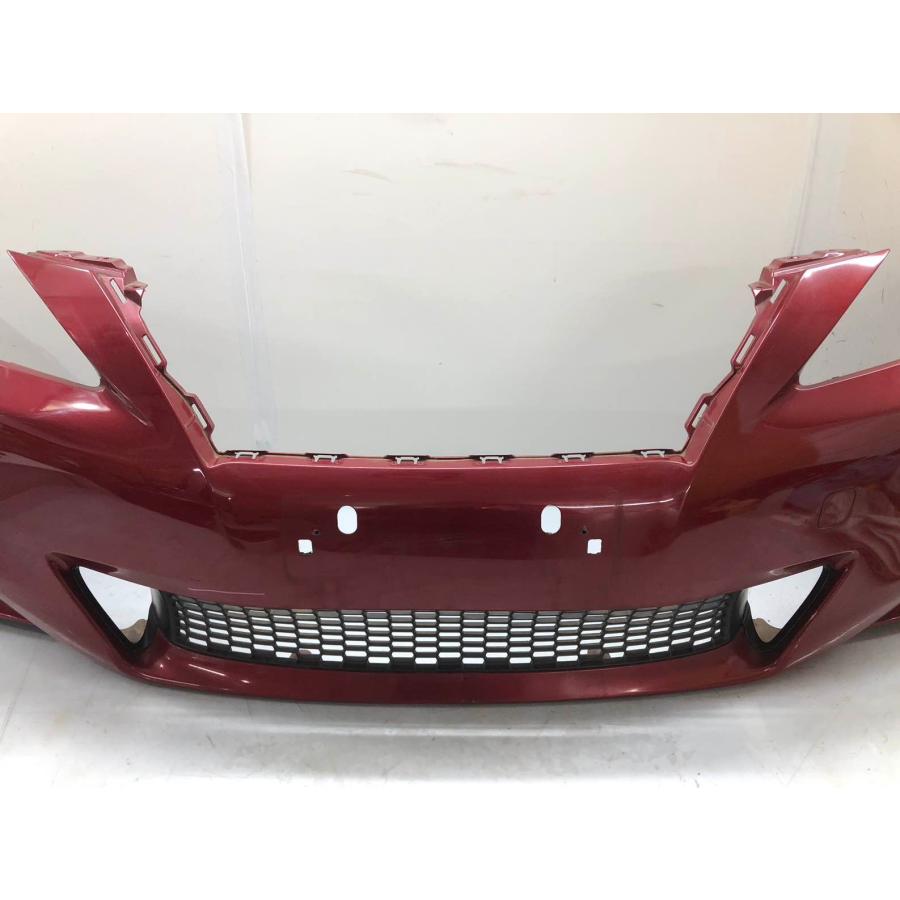 レクサス IS GSE20 後期 純正 フロントバンパー 52119-53660 レッド