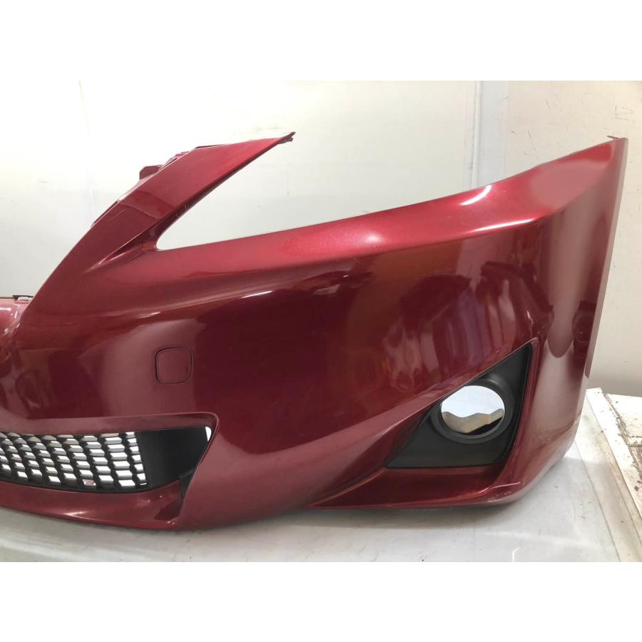レクサス IS GSE20 後期 純正 フロントバンパー 52119-53660 レッド