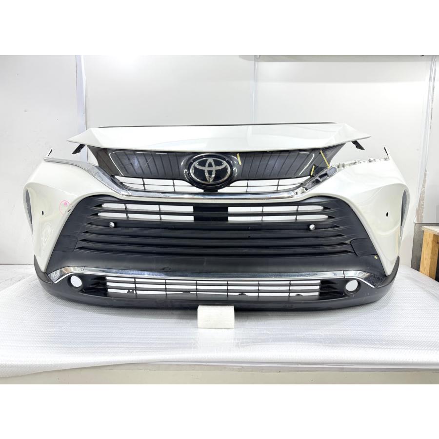 ハリアー AXUH80/MXUA80 純正フロントバンパー パール 52119-48830