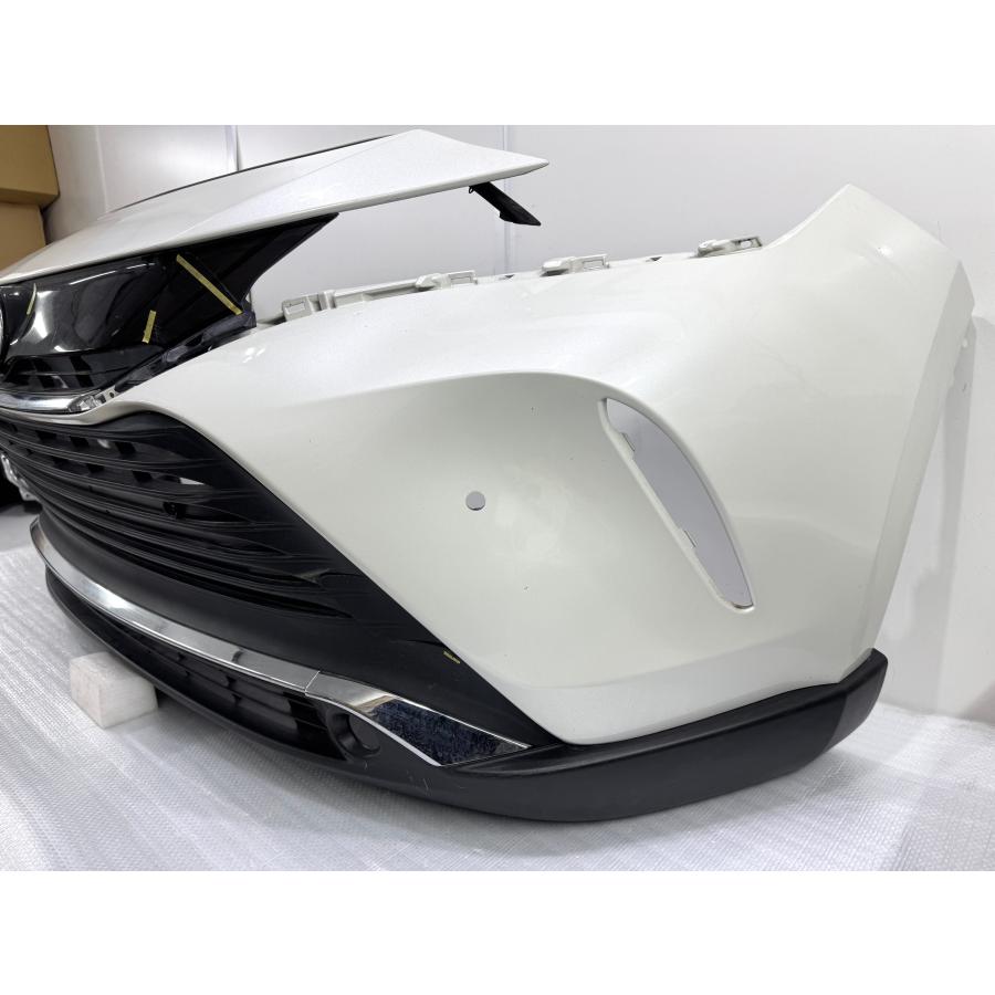 ハリアー AXUH80/MXUA80 純正フロントバンパー パール 52119-48830
