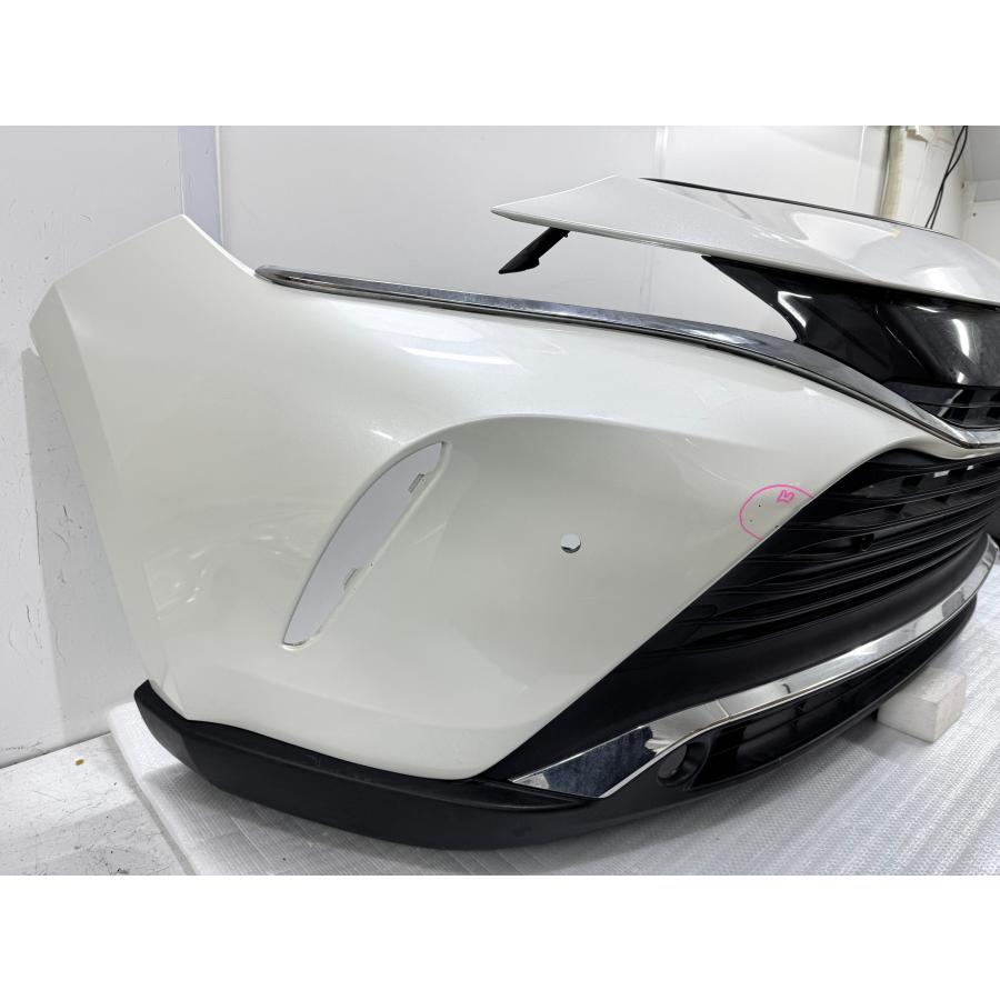 ハリアー AXUH80/MXUA80 純正フロントバンパー パール 52119-48830