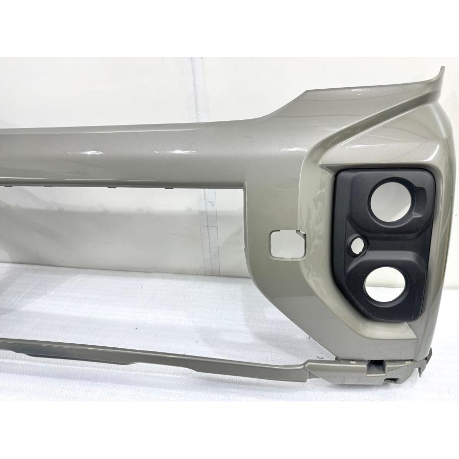 軽キズ】スペーシアギア MK54S/MK94S 純正フロントバンパー グレー系