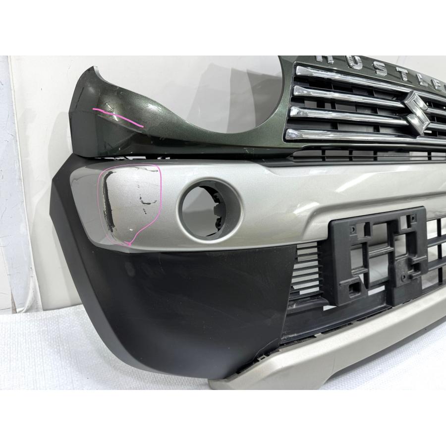 ハスラー MR31S/MR41S 純正フロントバンパー グリーンメタリック 71711