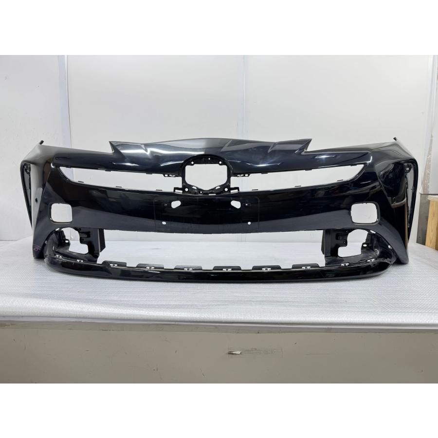 プリウス50 ZVW50 後期 純正フロントバンパー 黒218 52119-47740 （C14