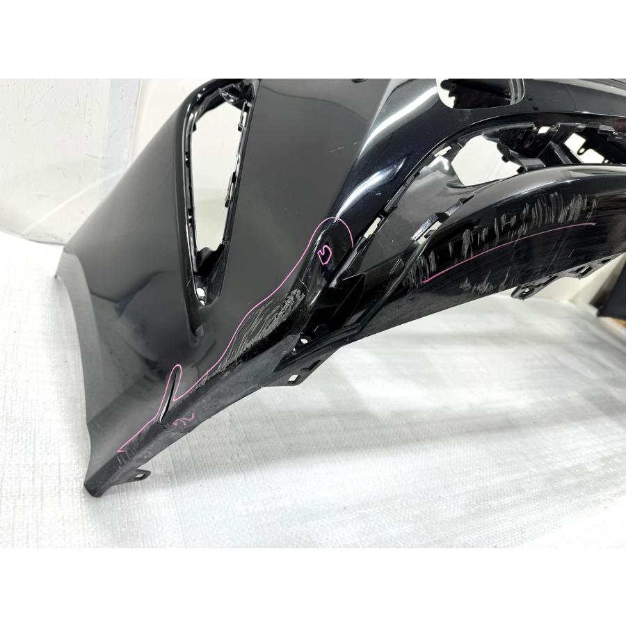 プリウス50 ZVW50 後期 純正フロントバンパー 黒218 52119-47740 （C14