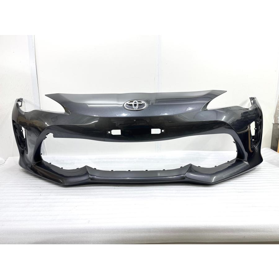 MODELLISTA　86 zn6後期フロントバンパー中古難あり 軽キズ】86/ハチロク ZN6 後期 純正フロントバンパー グレーメタリック