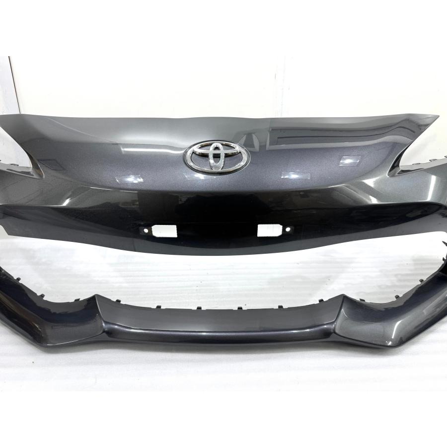 軽キズ】86/ハチロク ZN6 後期 純正フロントバンパー グレーメタリック