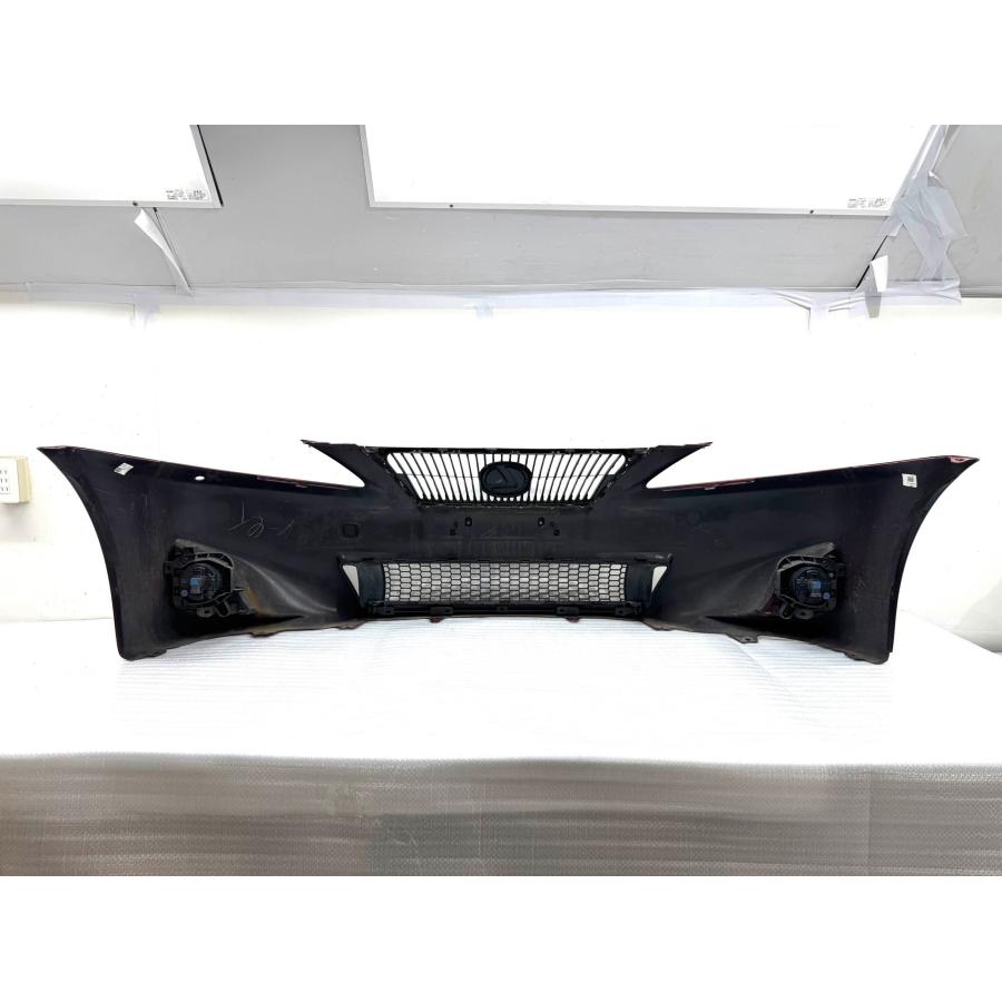 レクサス IS GSE20 後期 純正 フロントバンパー 52119-53660 赤メタ