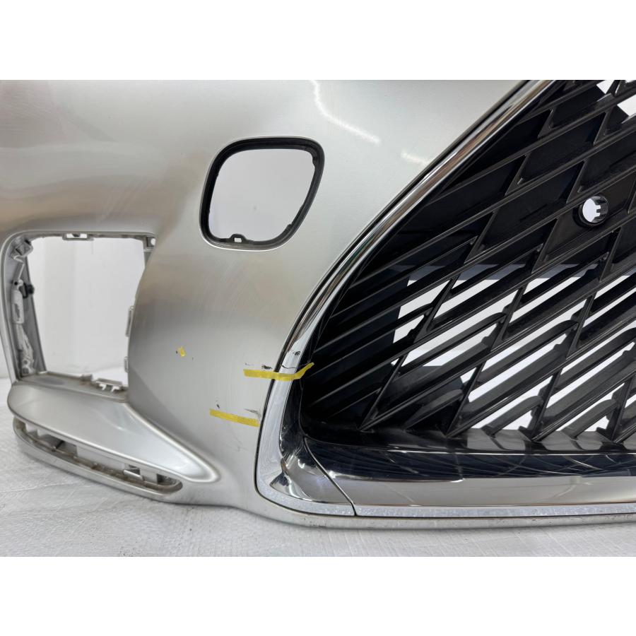 レクサスLS500 GVF50/VXFA50 後期 純正フロントバンパー 銀影ラスター