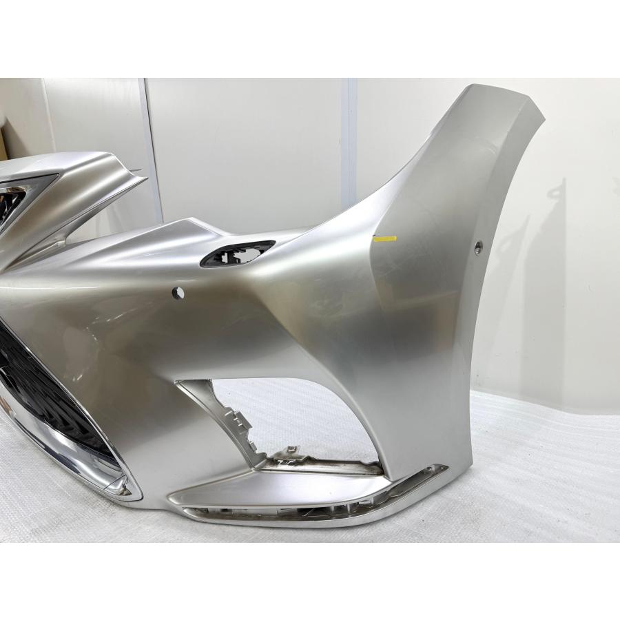 レクサスLS500 GVF50/VXFA50 後期 純正フロントバンパー 銀影ラスター