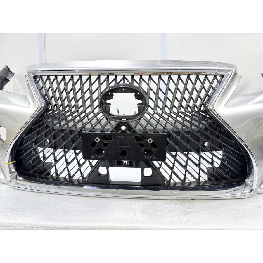 レクサスLS500 GVF50/VXFA50 後期 純正フロントバンパー 銀影ラスター