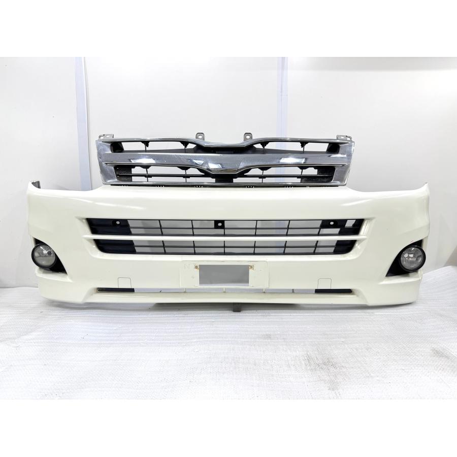 200系 ハイエース 3型 標準 純正フロントバンパー 白ソリッド058 52119