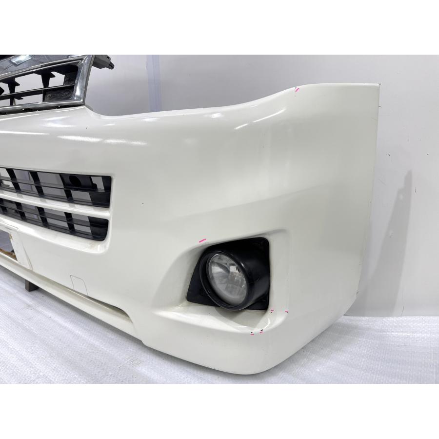 ハイエース200系3型純正フロントバンパー エムテクノ 200系 ハイエース 3型 標準 純正フロントバンパー 白ソリッド058 52119