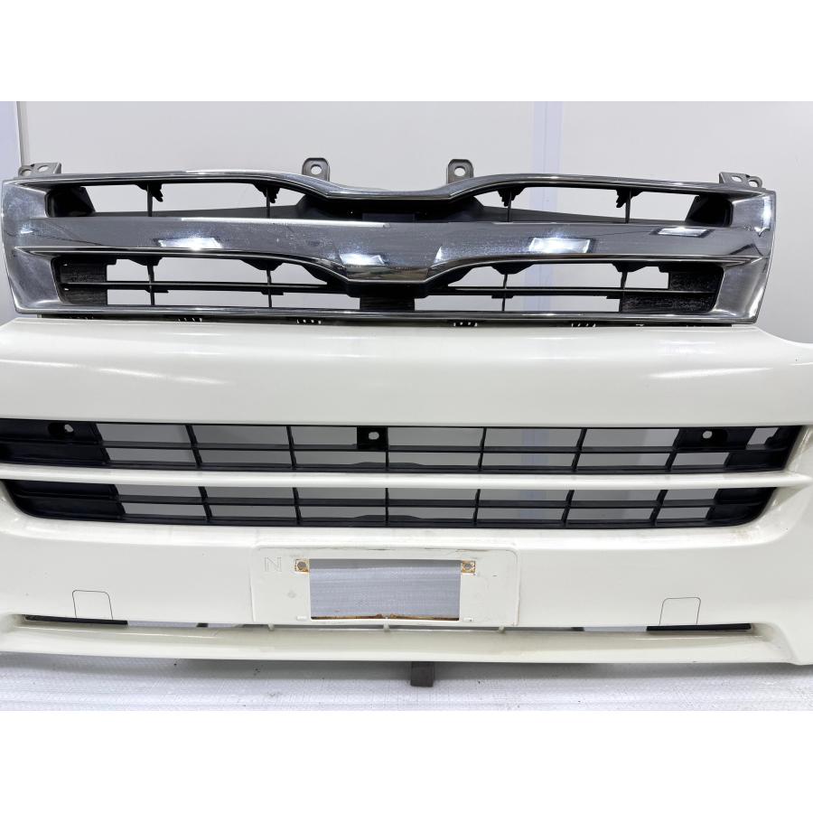 200系 ハイエース 3型 標準 純正フロントバンパー 白ソリッド058 52119