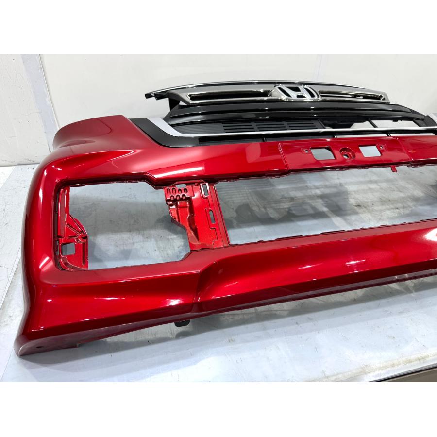 N-BOXカスカム JF3/JF4 後期 純正フロントバンパー 赤 R565M 71101-TTA