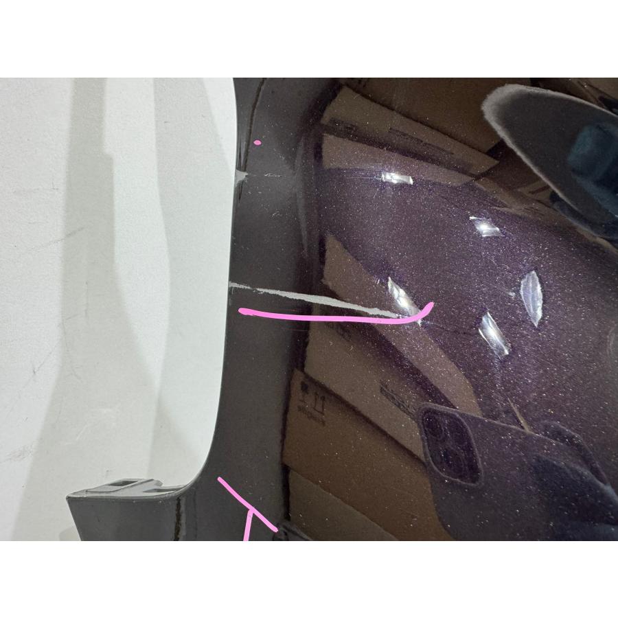 スペーシアカスタム MK53S 純正フロントバンパー 紫系ZVJ 71711-79R5