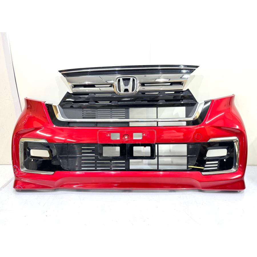 N-BOXカスタム JF3/JF4 後期 純正フロントバンパー 赤R565 71101-TTA