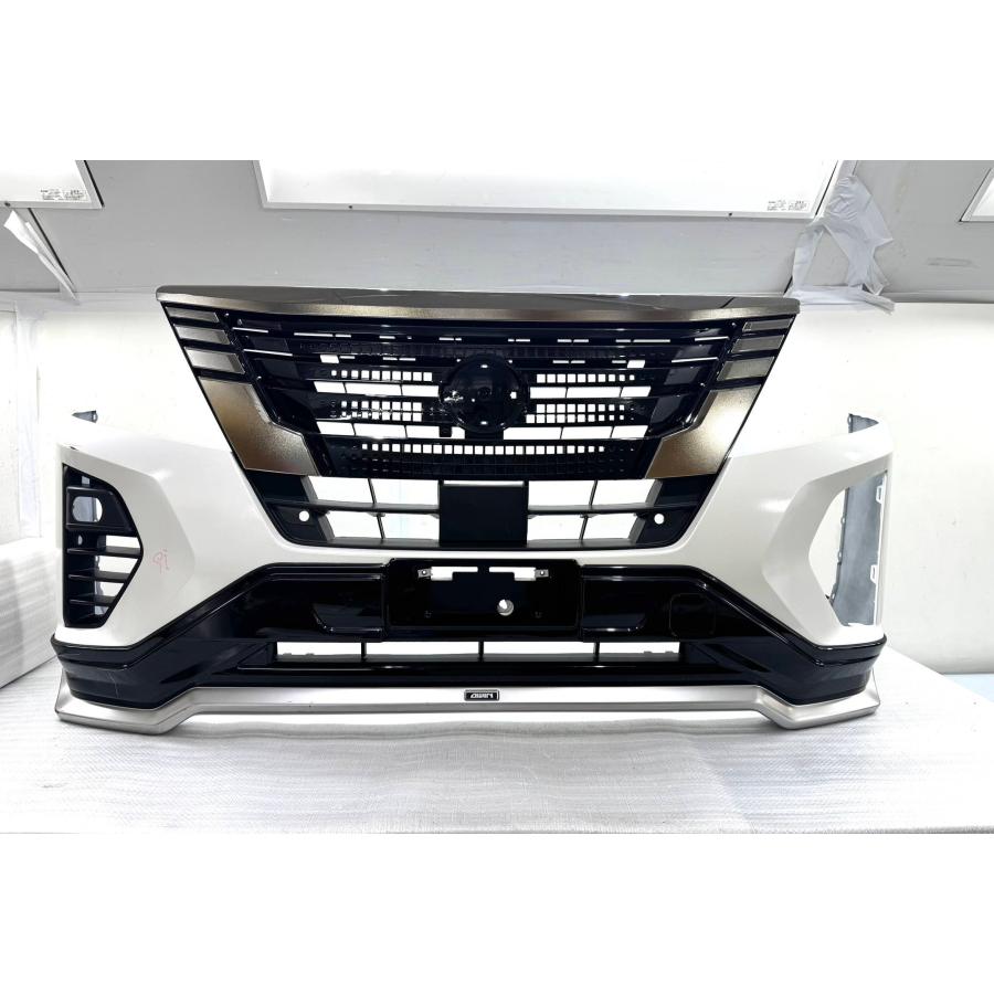 ウィッキー様キャラバンNV350 フロントバンパースポイラー付き ☆A-WINスポイラー☆ 日産 キャラバン NV350 E26 後期 純正