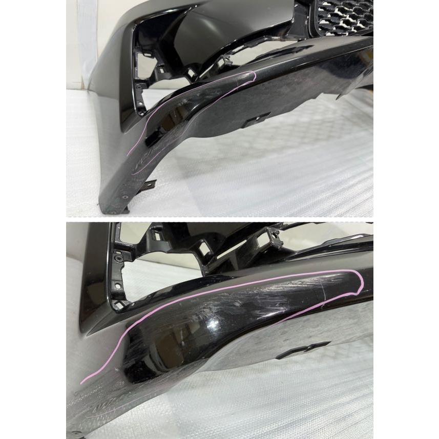 マークX G's/GRスポーツ GRX130 中期/後期 純正フロントバンパー 黒