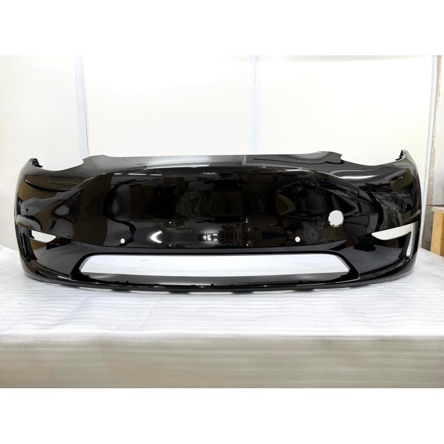 テスラ/モデルY YL3YT 純正フロントバンパー 黒 1540101-10-B （C21