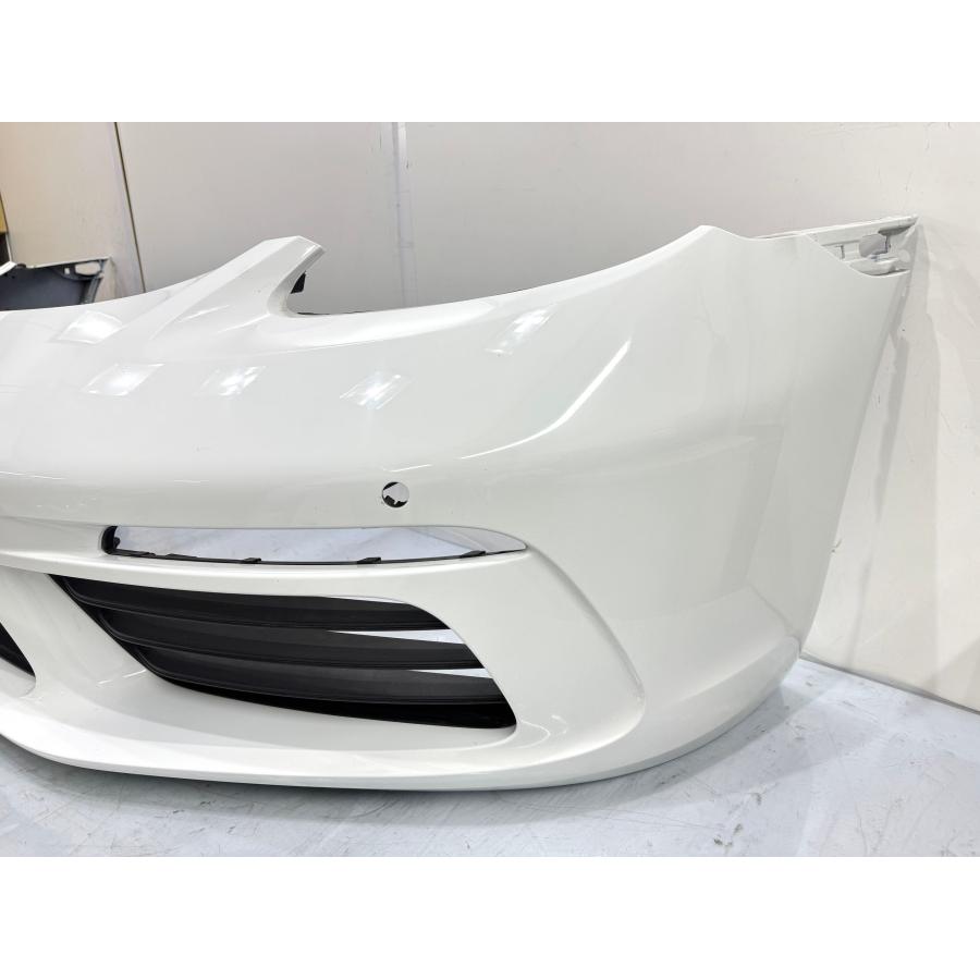 良品】ポルシェ718 ボクスターケイマン982 純正フロントバンパー 白